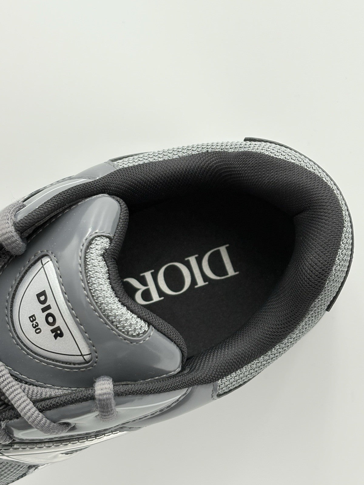 Size 45 (12 US) Dior B30 Reflective Sneaker ' Black Gray ' | ONLY WORN 1-3x