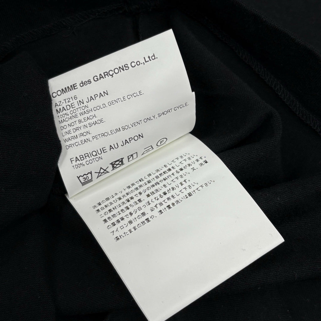 Size XL - Comme Des Garçons Play T Shirt ' Black Gold ' | NEW!