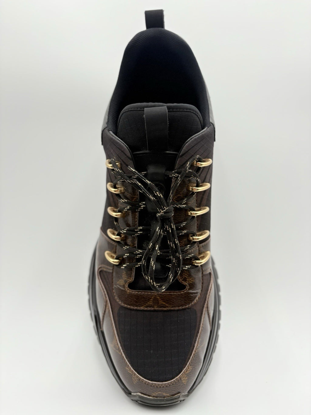 Size 9.5 LV (10.5-11 US) Louis Vuitton Run Away Pulse ' Brown Eclipse ' | CLEAN!