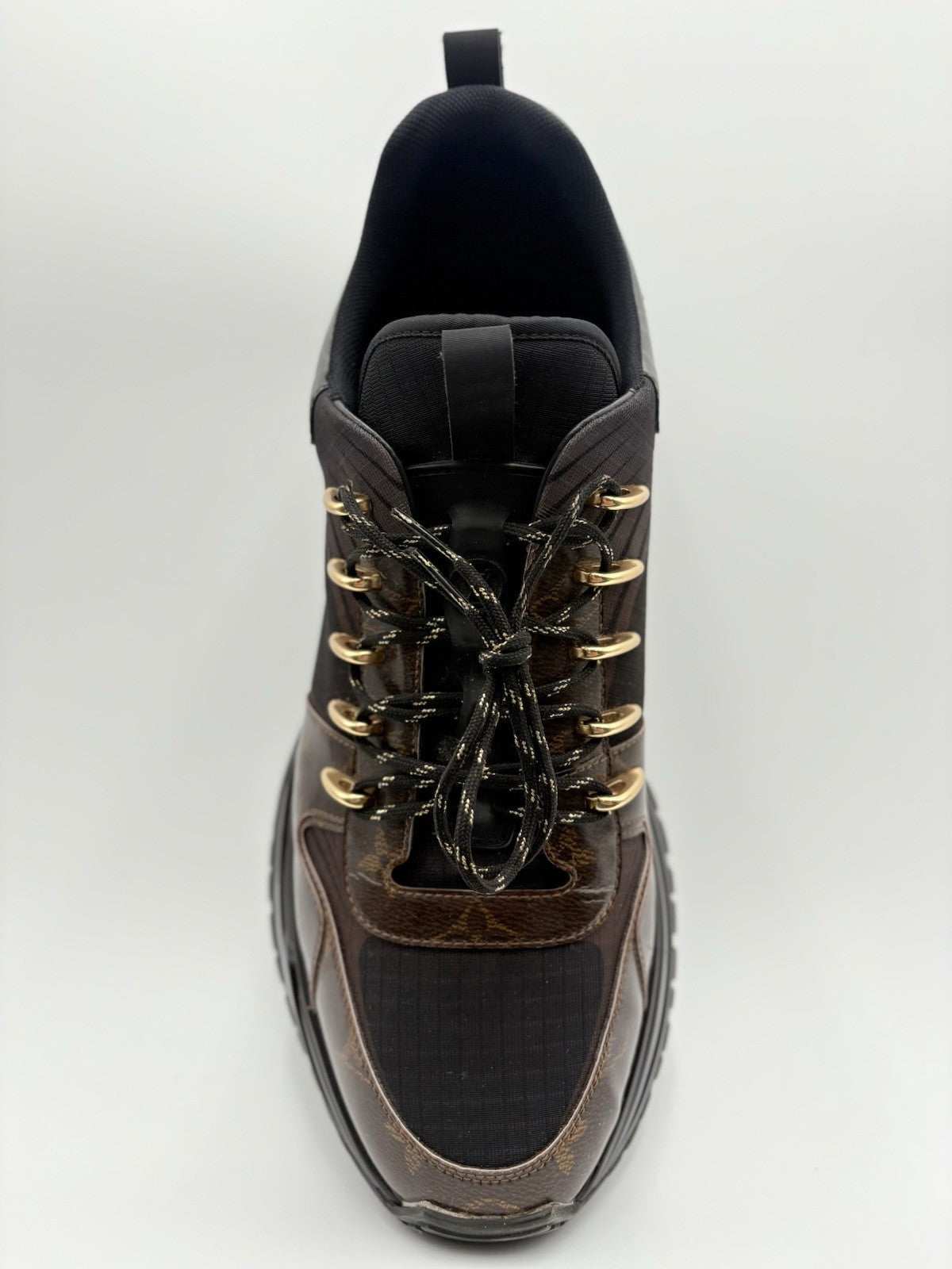 Size 9.5 LV (10.5-11 US) Louis Vuitton Run Away Pulse ' Brown Eclipse ' | CLEAN!