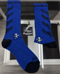 Size Medium (6-9 US) - Chrome Hearts Foti Socks ' Blue ' | NEW!