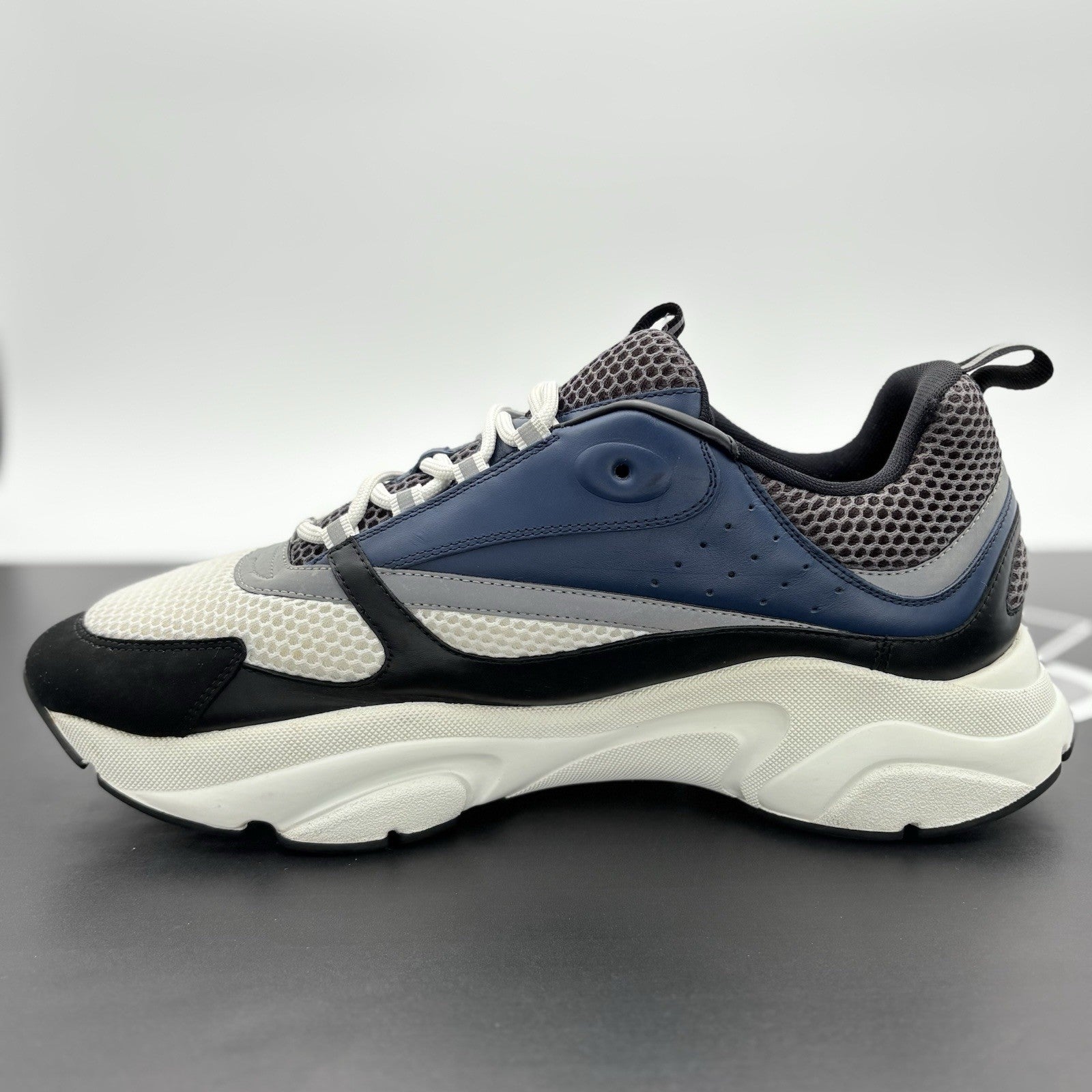 Size 48 (15 US) Dior B22 Sneaker ' Navy Black White ' | SUPER CLEAN!