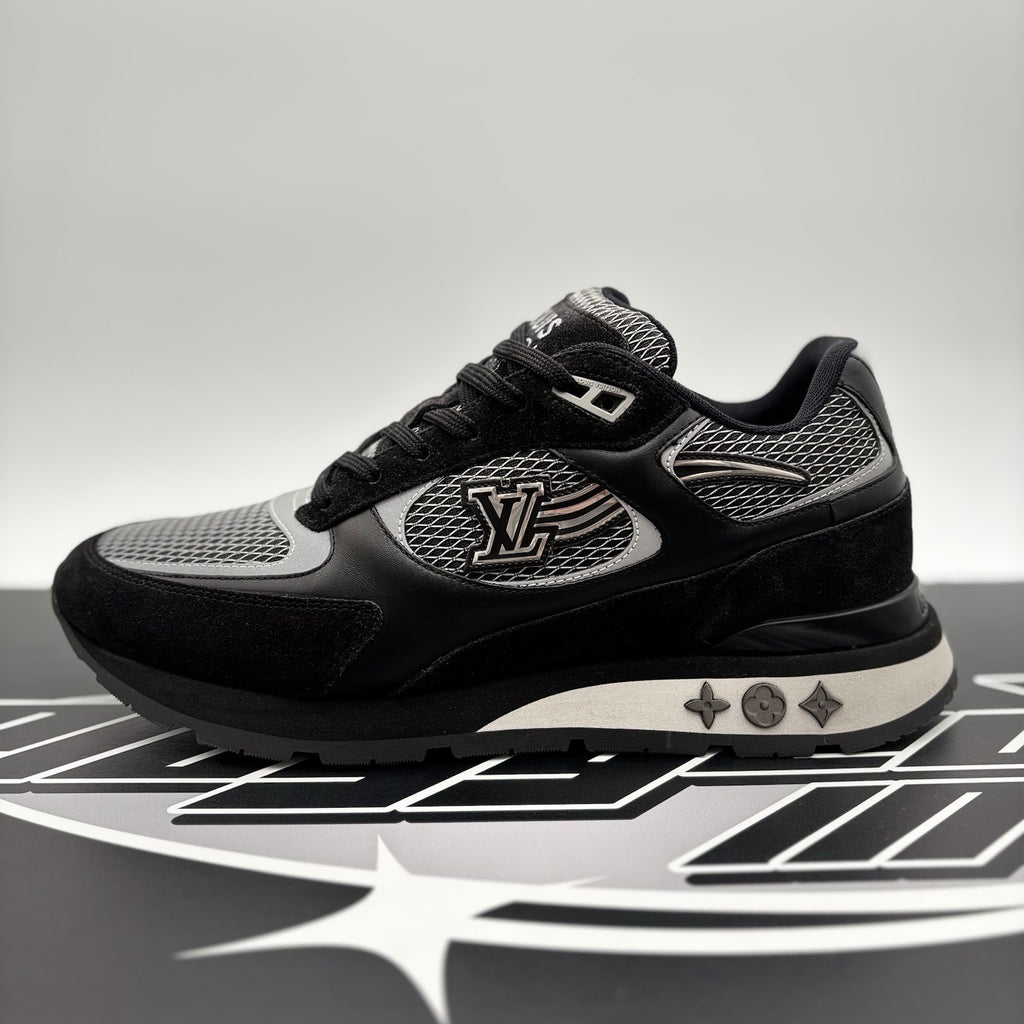 Size 8 LV (9-9.5 US) Louis Vuitton Run Away Low ' Black ' | EXCELLENT CONDITION!