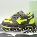 Size 43 (10 US) Off-White Out of Office ' Grey Yellow ' | GOOD CONDITION!