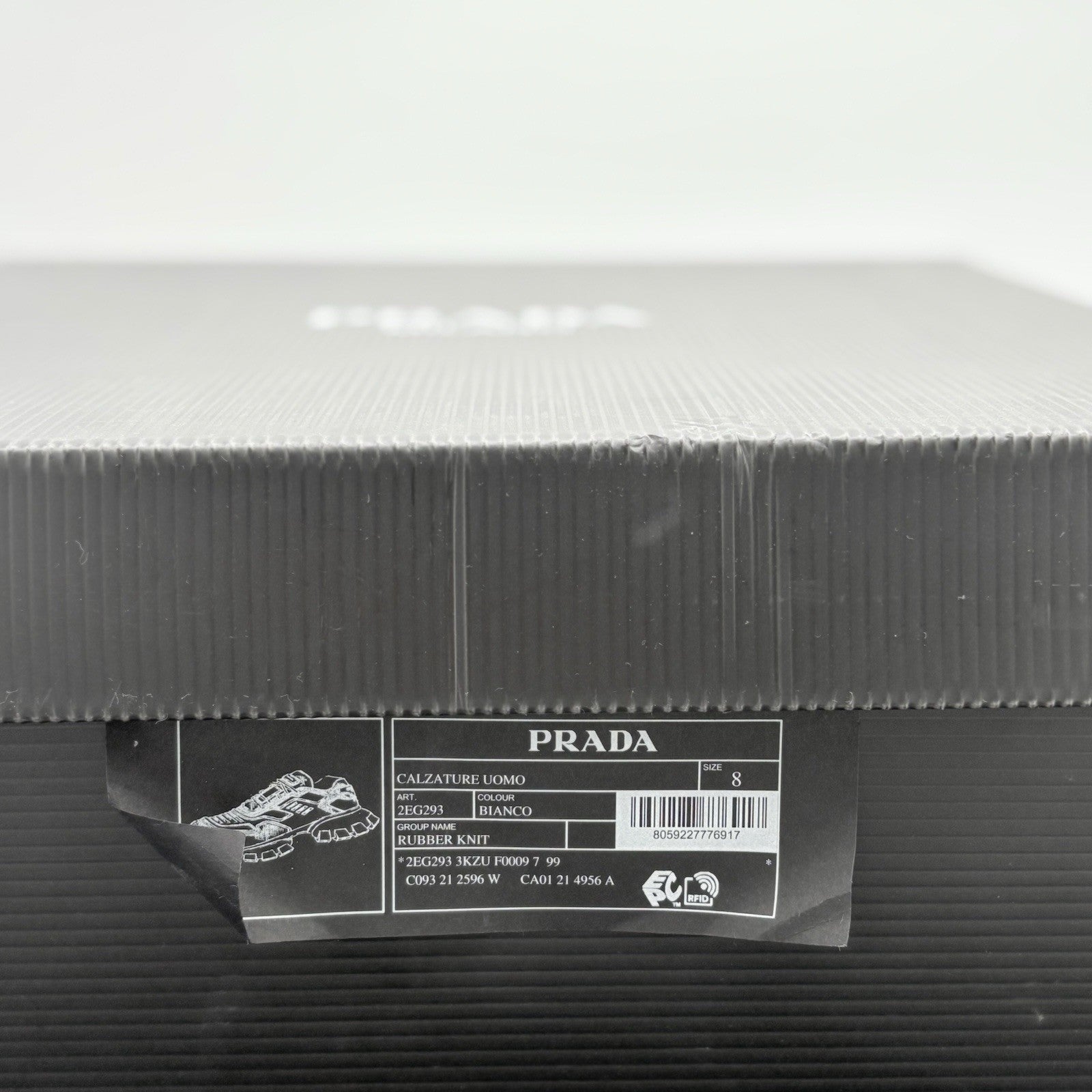 Size 8 UK (9 US) - Prada Cloudbust Thunder ' White ' | GREAT CONDITION!