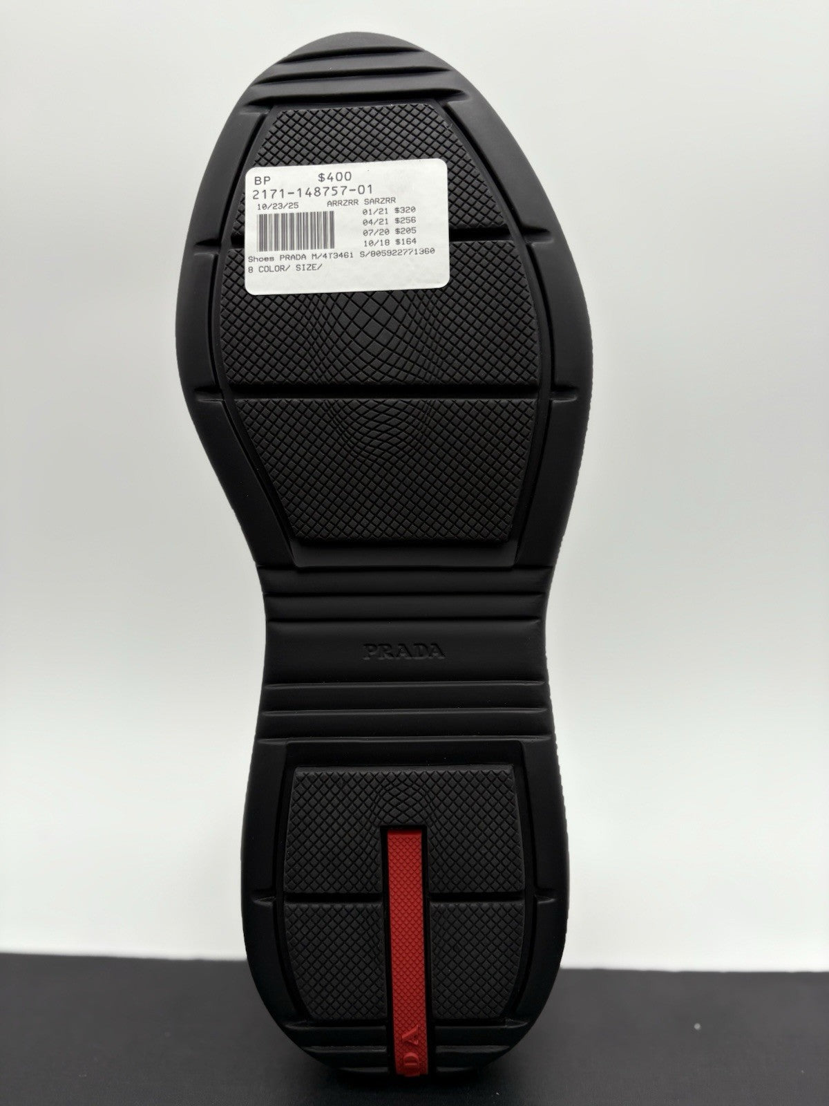 Size 10.5 UK (11.5 US) - Prada Cup High Top ' Black ' | BRAND NEW!