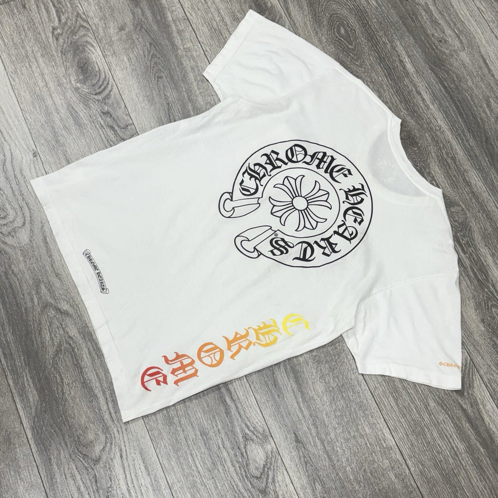 Size Large - Chrome Hearts Gradient Logo T-Shirt ' White ' | GREAT CONDITION!