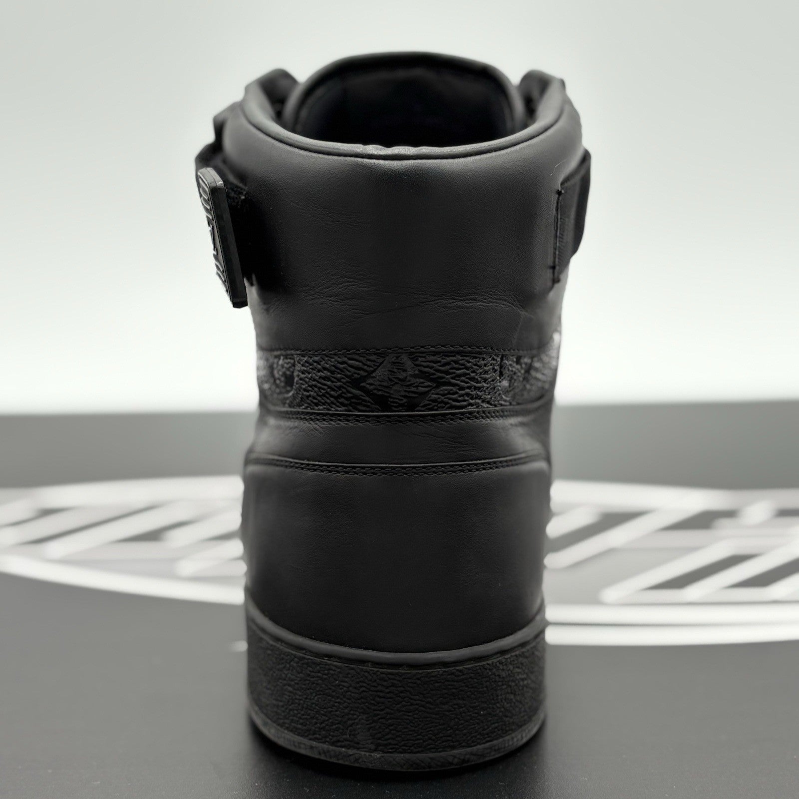 Size 7.5 LV (8.5-9 US) - Louis Vuitton Rivoli High Top ' Black ' | SUPER CLEAN!
