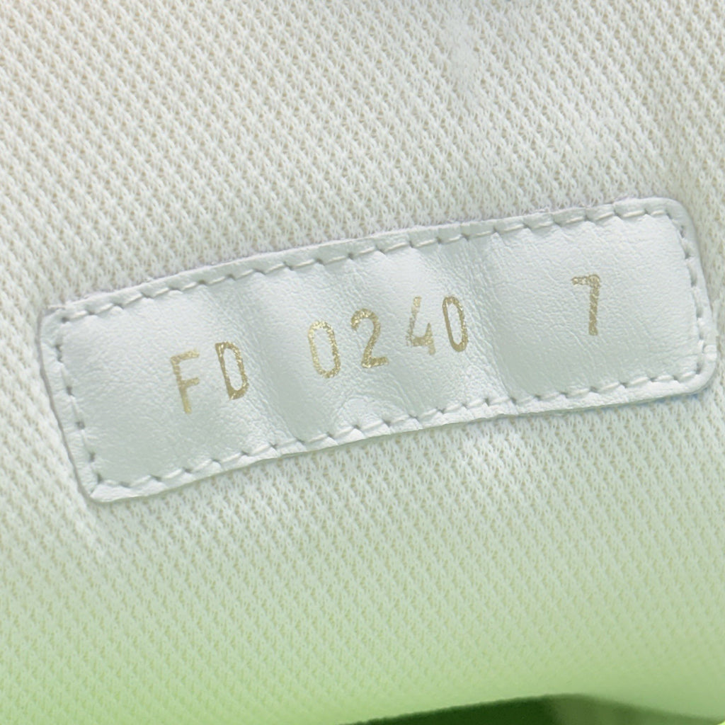 Size 7 LV (8-8.5 US) Louis Vuitton LV Trainer ' Green ' | EXCELLENT!
