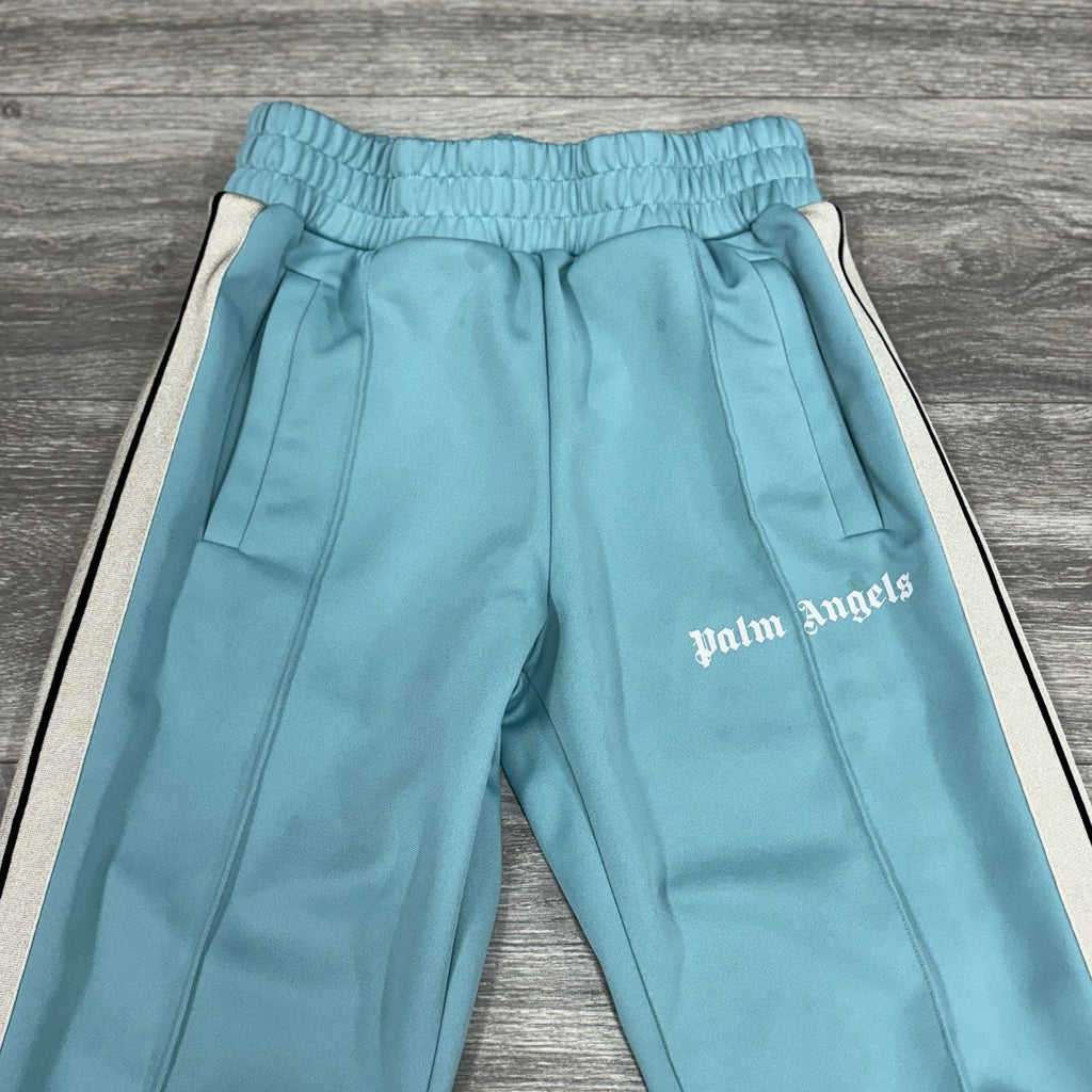 Size Small - Palm Angels Classic Track Pants ' Light Blue Off White '