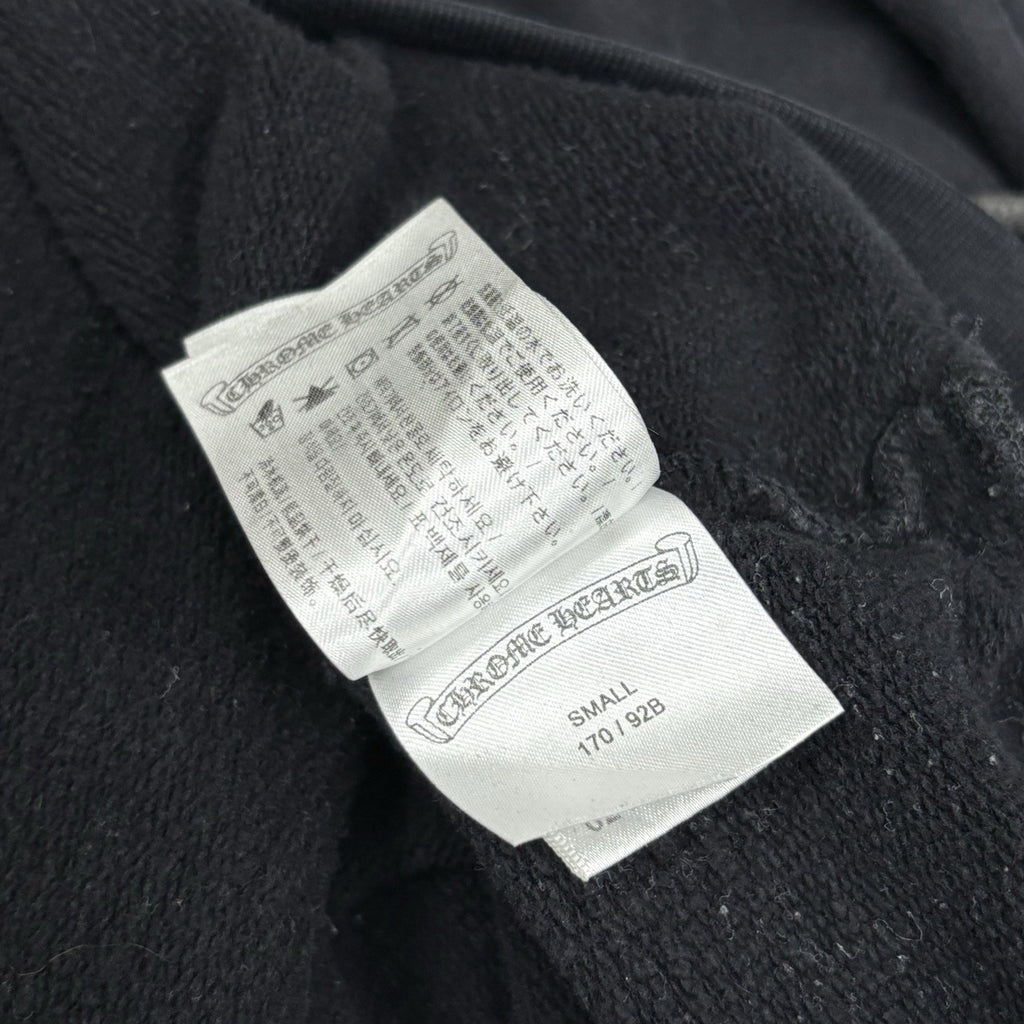 Size S - Chrome Hearts T Logo FU Shoulder Hoodie ' Black '