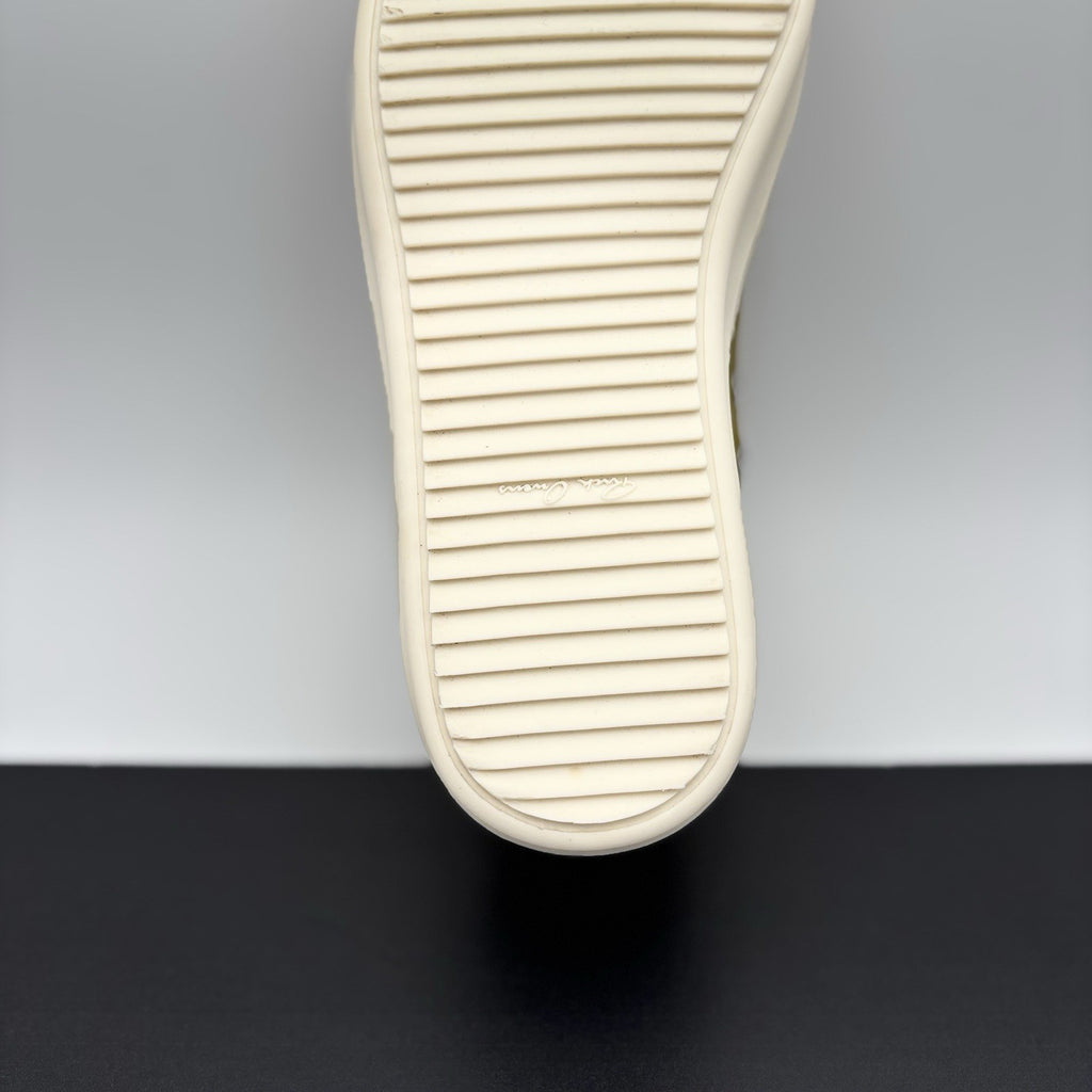 Size 44 (11 US) Rick Owens Low Leather  ' Acid Milk ' | GREAT CONDITION!