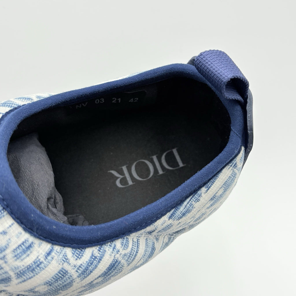 Size 42 (9 US) - Dior Snow ' Quilted Puffer Oblique Slipper - Blue ' | EXCELLENT