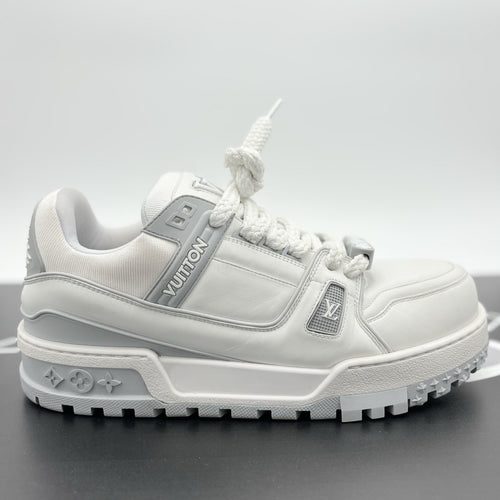 Size 10 LV (11-11.5 US) - Louis Vuitton Maxi ' White Grey ' | SUPER CLEAN!