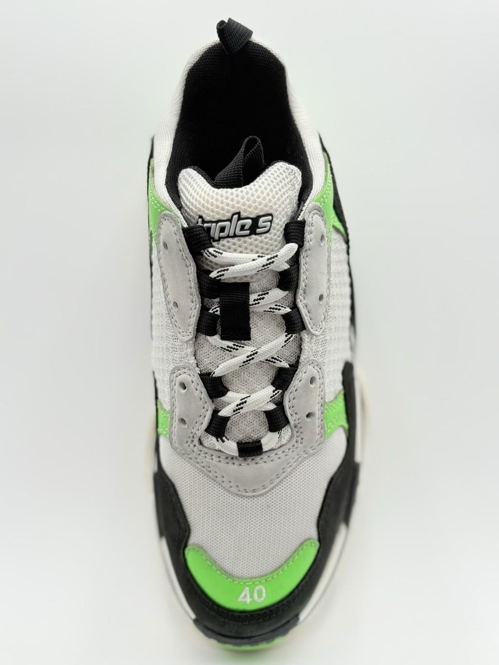 Size 40 - Balenciaga Triple S Sneaker ' Green Black ' | SUPER CLEAN!