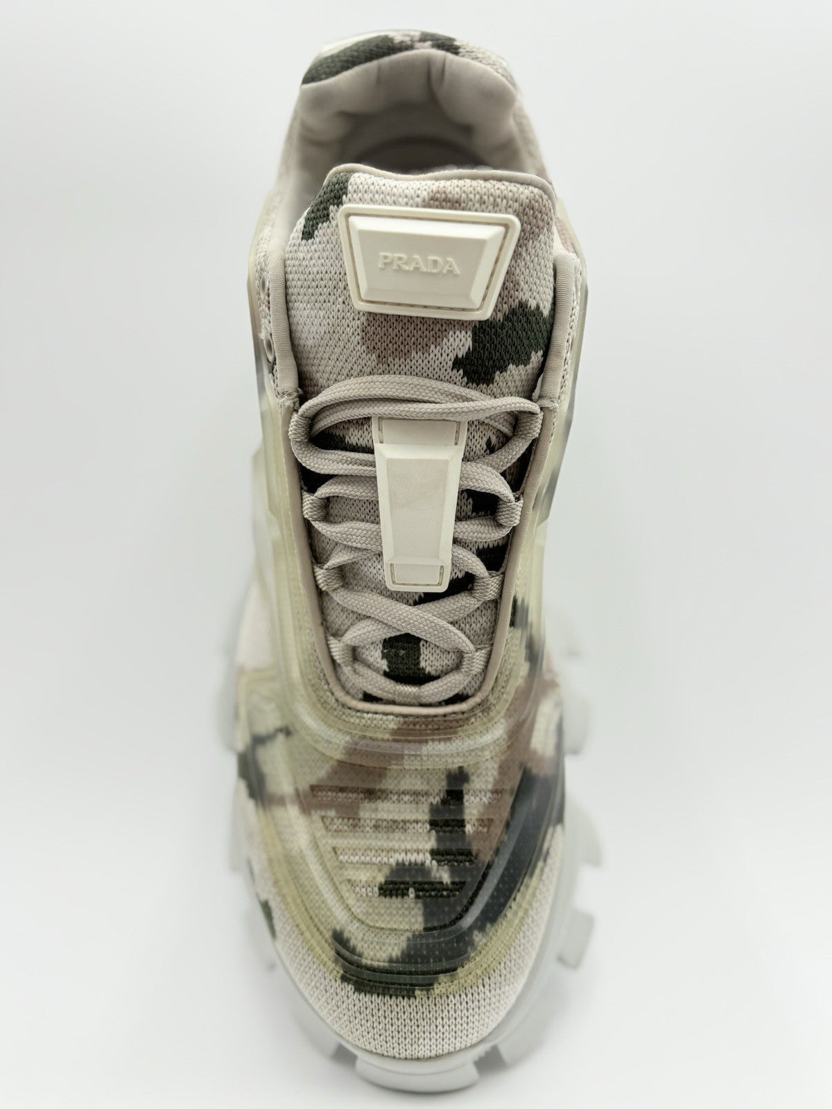 Size 7.5 UK (8.5 US) Prada Cloudbust Thunder Sneakers Men ' Camo ' | GREAT COND!