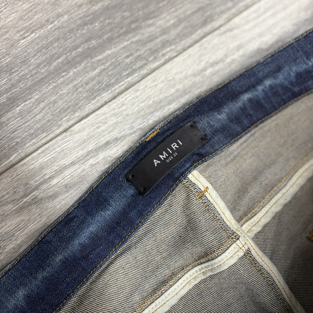 Size 38 - Amiri Stack Jeans ' Blue ' | SUPER CLEAN!