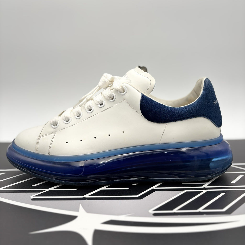 Size 43 EU (10 US) - Alexander McQueen ' White, Blue Bottoms ' | GOOD CONDITION!