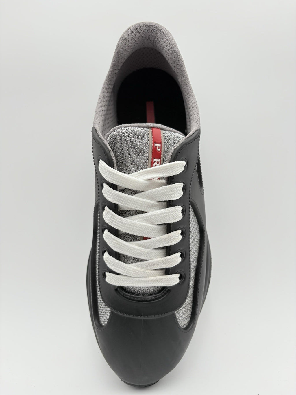 Size 40 (7 US) - Prada America's Cup Soft Rubber ' Black ' | SUPER CLEAN!