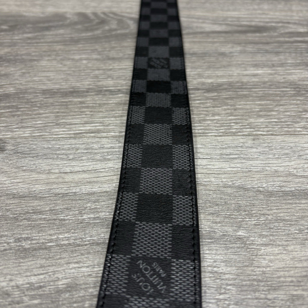 Size 100/40 - Louis Vuitton LV Initials Damier Reversible Belt ' Black ' | CLEAN