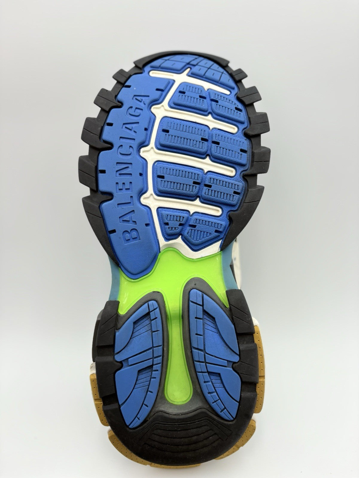 Size 45 (12 US) - Balenciaga Track ' Black Green Blue Gold ' | GREAT CONDITION!