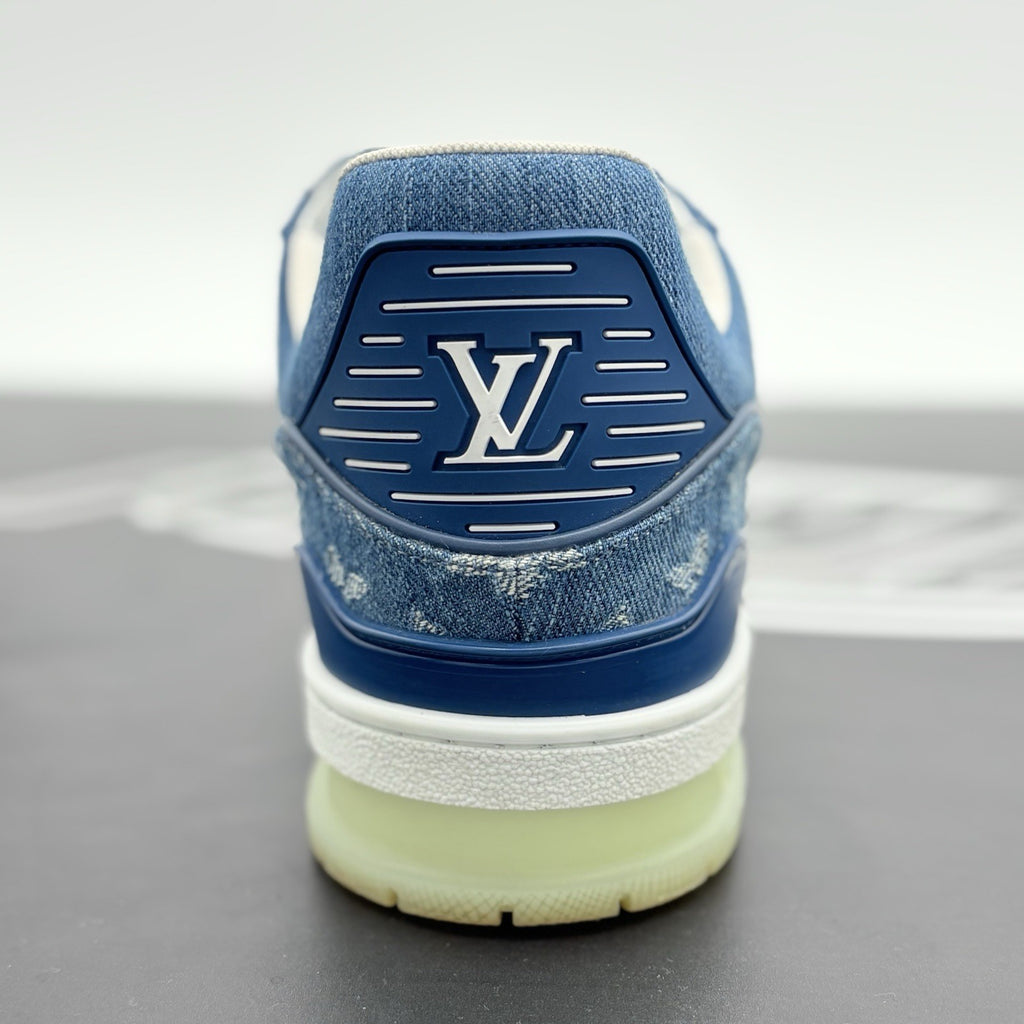 Size 8 LV (9-9.5  US) - Louis Vuitton Trainer Denim | SUPER CLEAN!