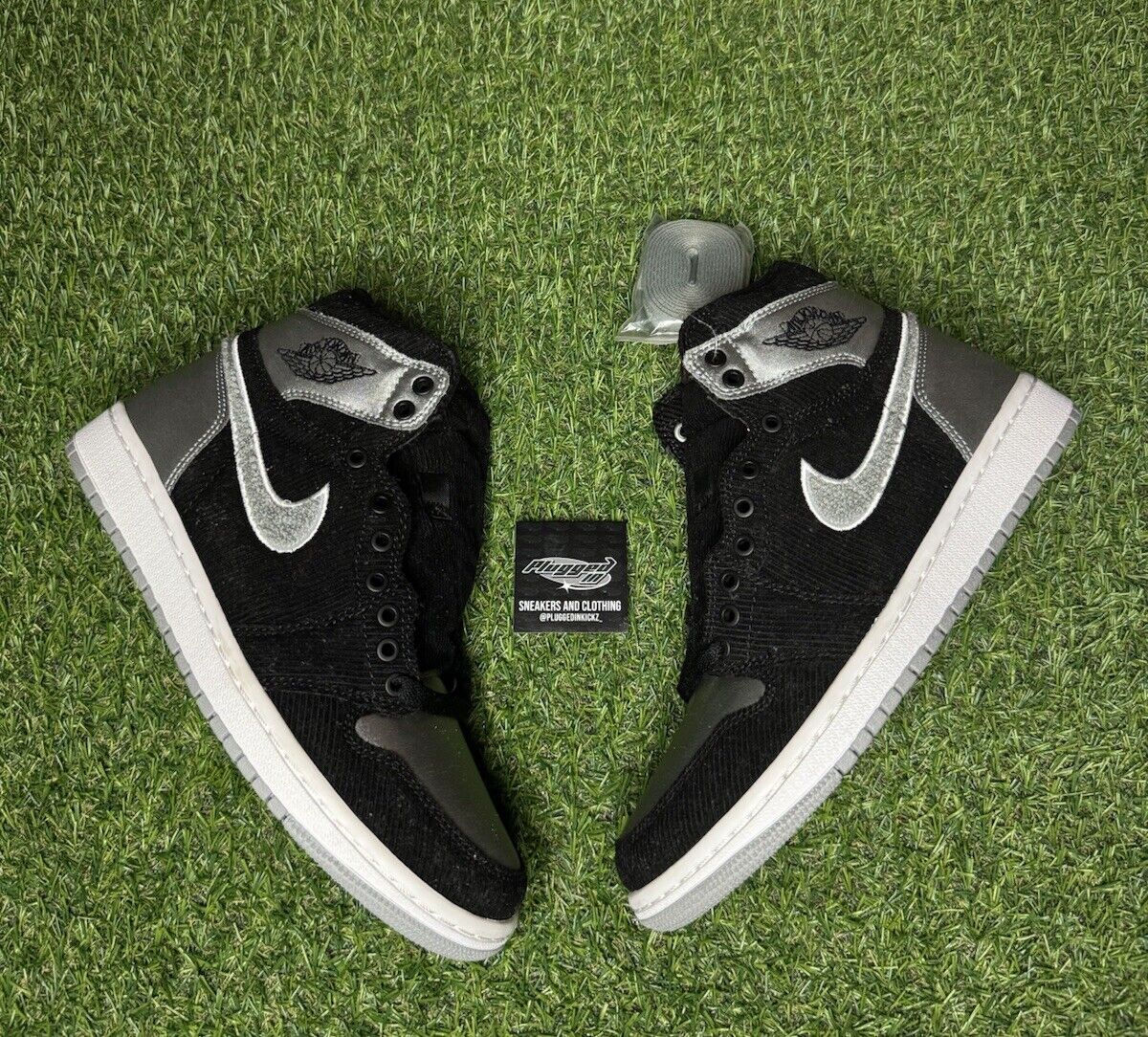 Size 7.5 - Jordan 1 Retro High OG  ALEALI MAY BLACK SHADOW GREY | BRAND NEW!