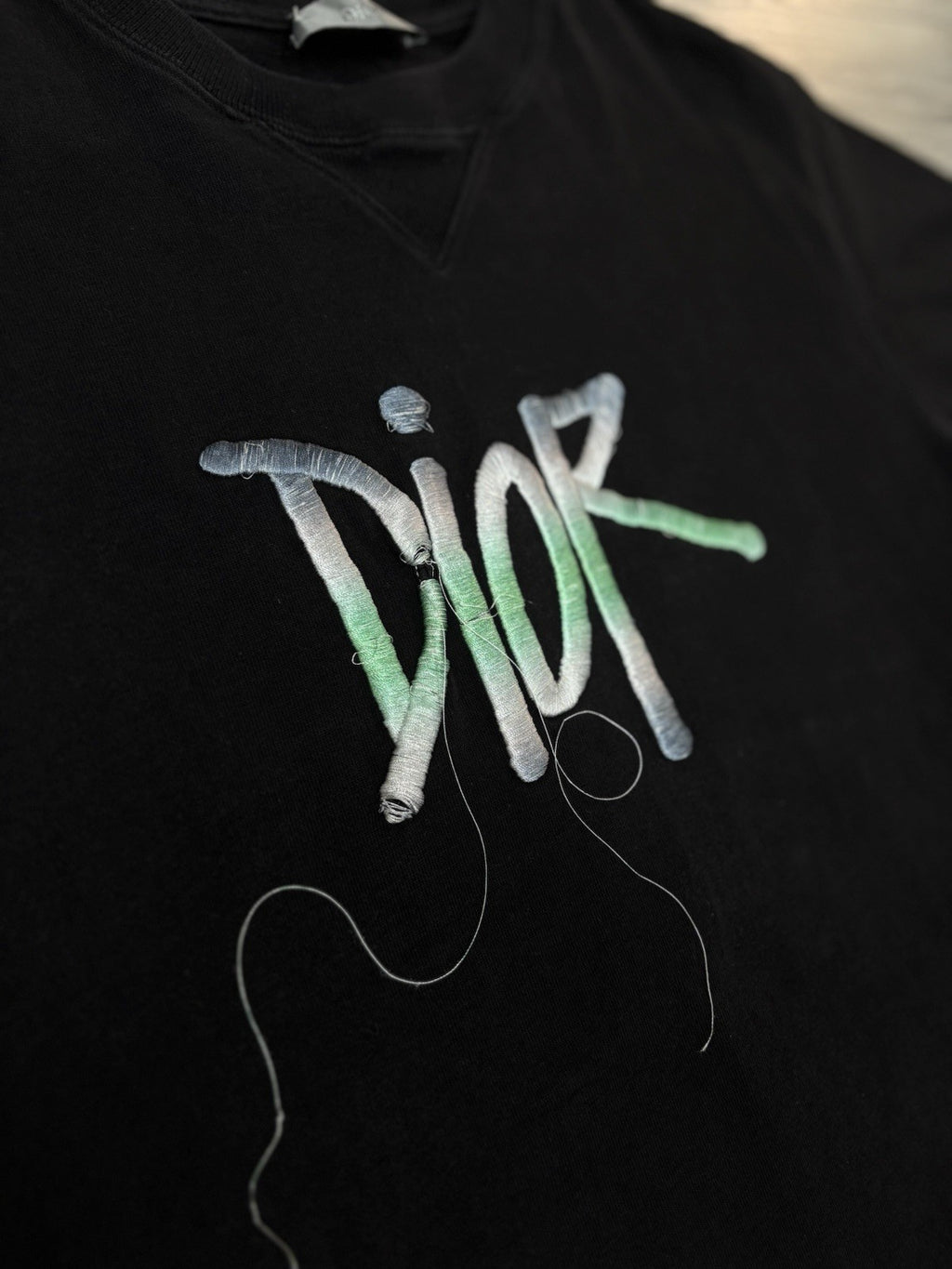 Size Small - Dior Shawn Stussy Embroidered Logo T-Shirt