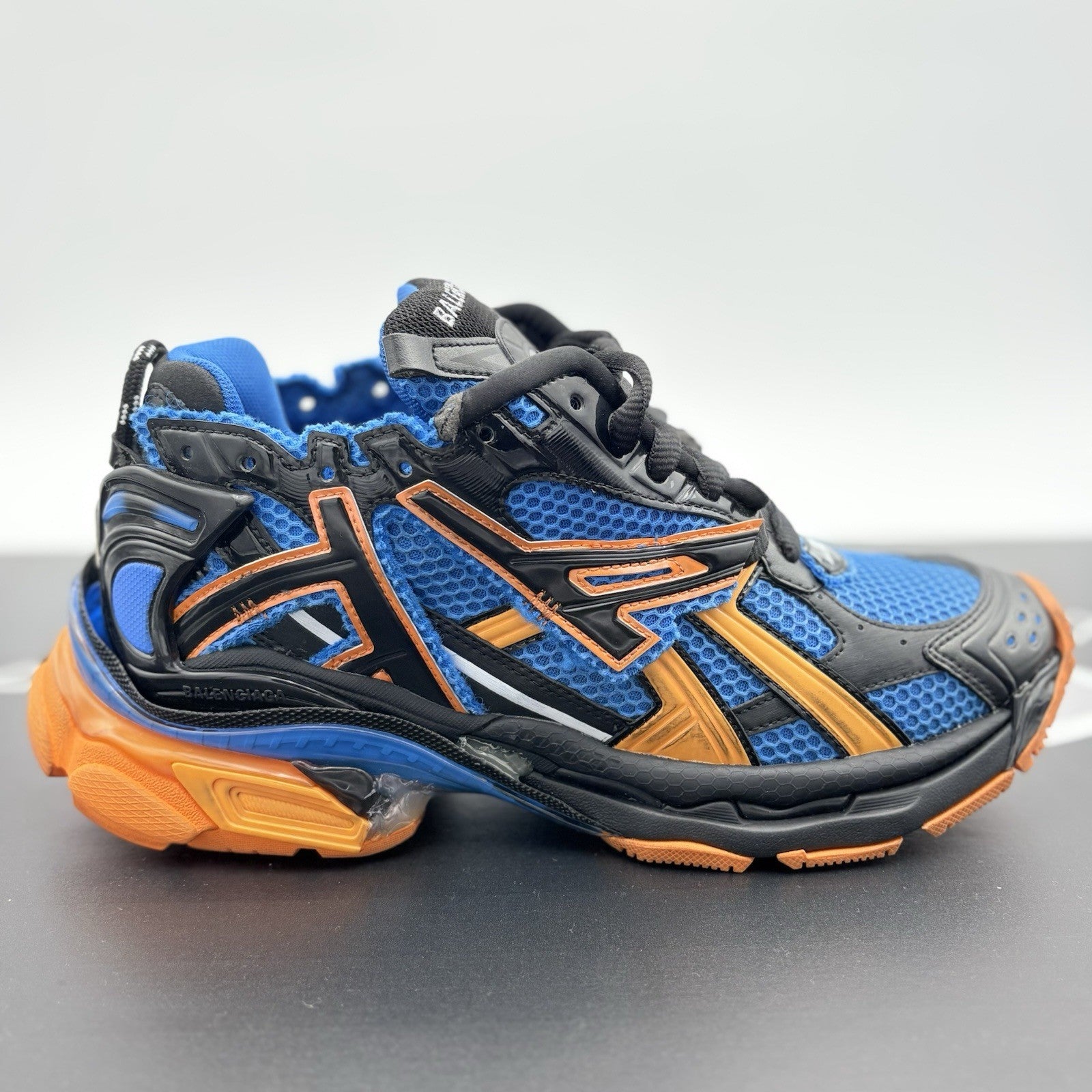 Size 41 (8 US) - Balenciaga Runner ' Blue Orange Black ' | NEW!