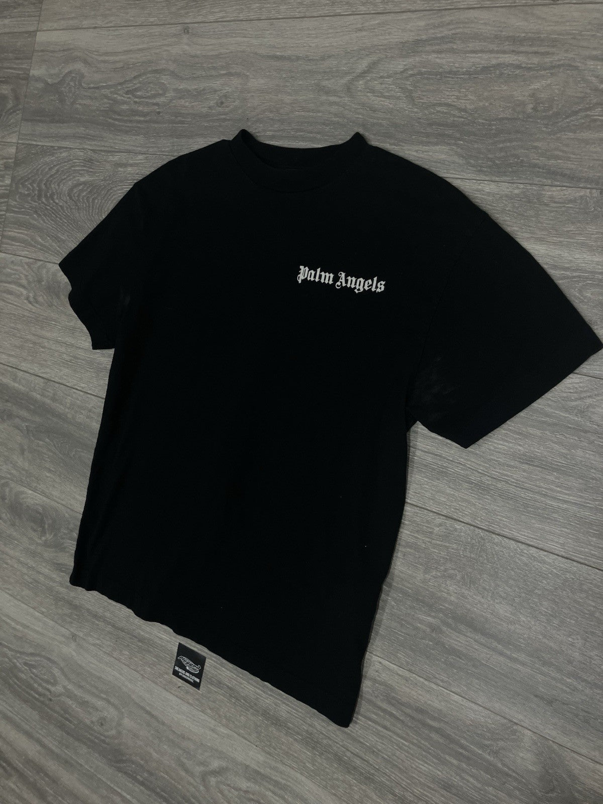 Size Medium - Palm Angels Logo Crew T-Shirt ' Black ' GOOD CONDITION!
