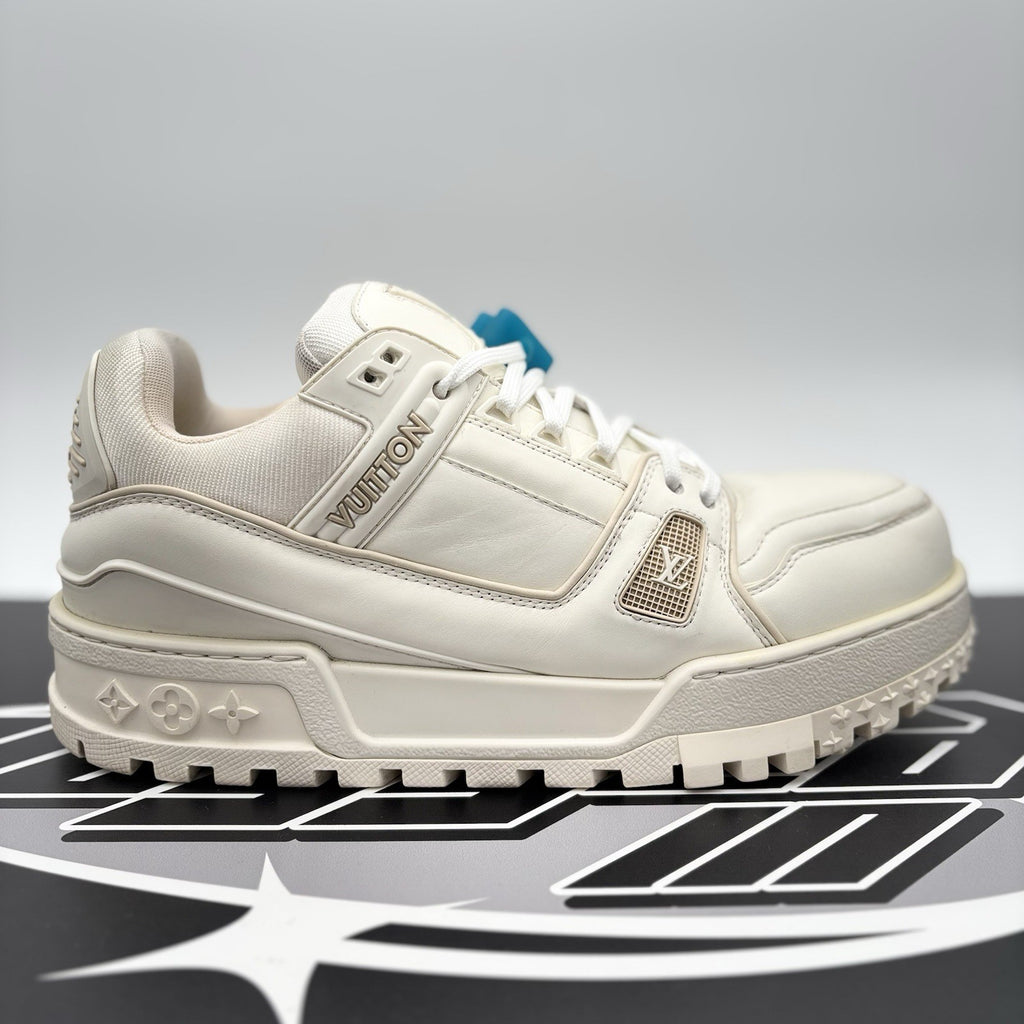 Size 8 LV (9-9.5 US) - Louis Vuitton Maxi Trainer ' White ' | GREAT CONDITION!
