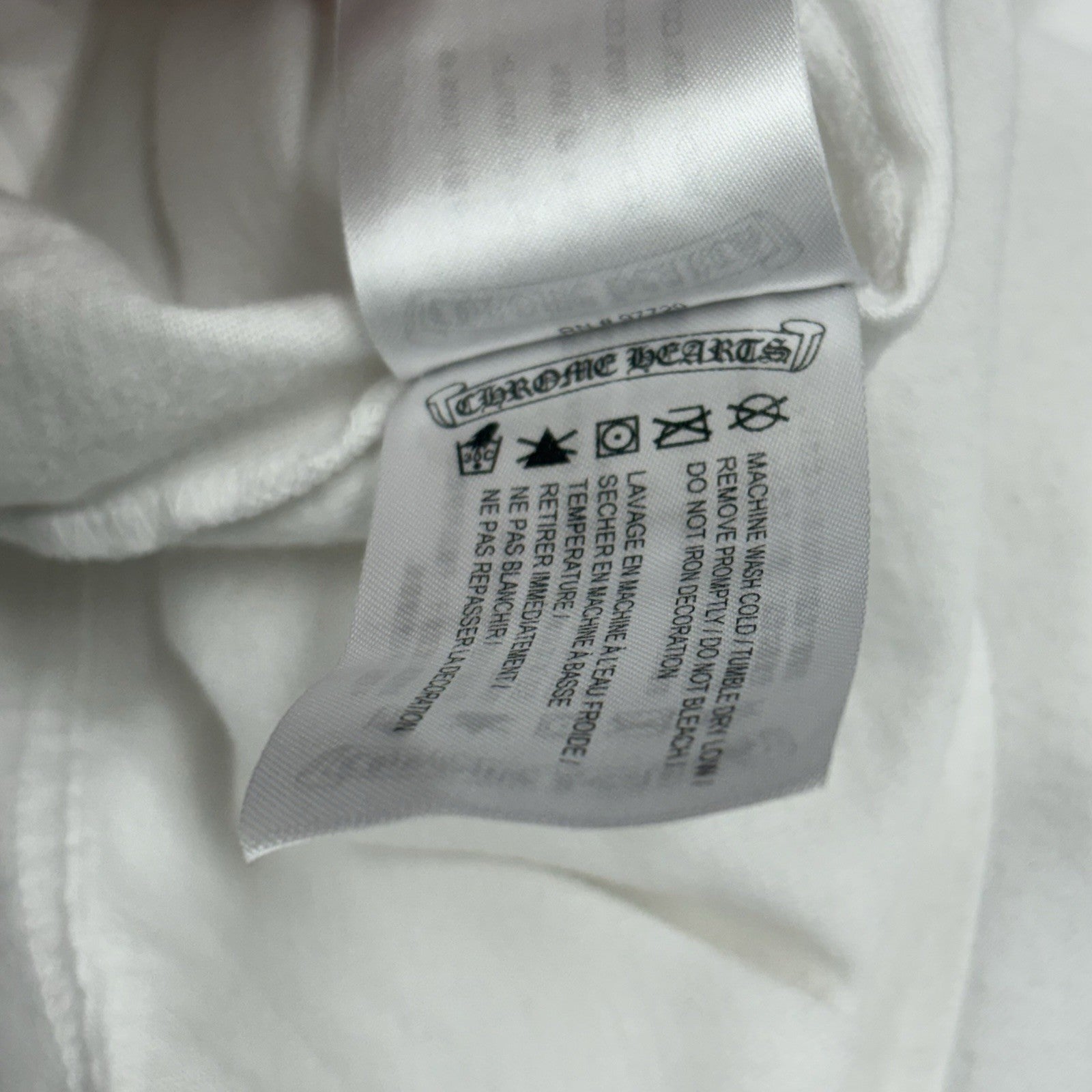 Size Large - Chrome Hearts Boost Long Sleeve T-Shirt ' White ' | GREAT COND!