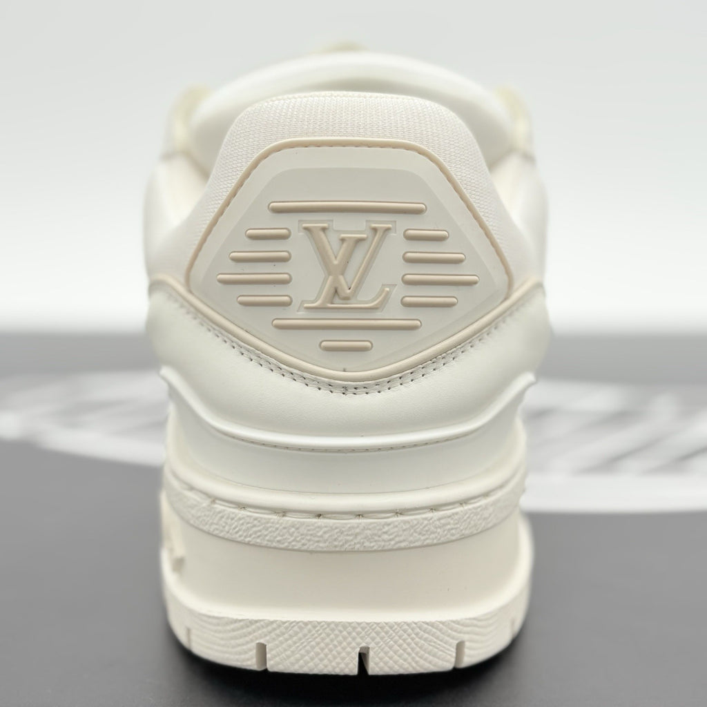 Size 10 LV (11-11.5 US) - Louis Vuitton Maxi Trainer ' White ' | WORN ONCE!