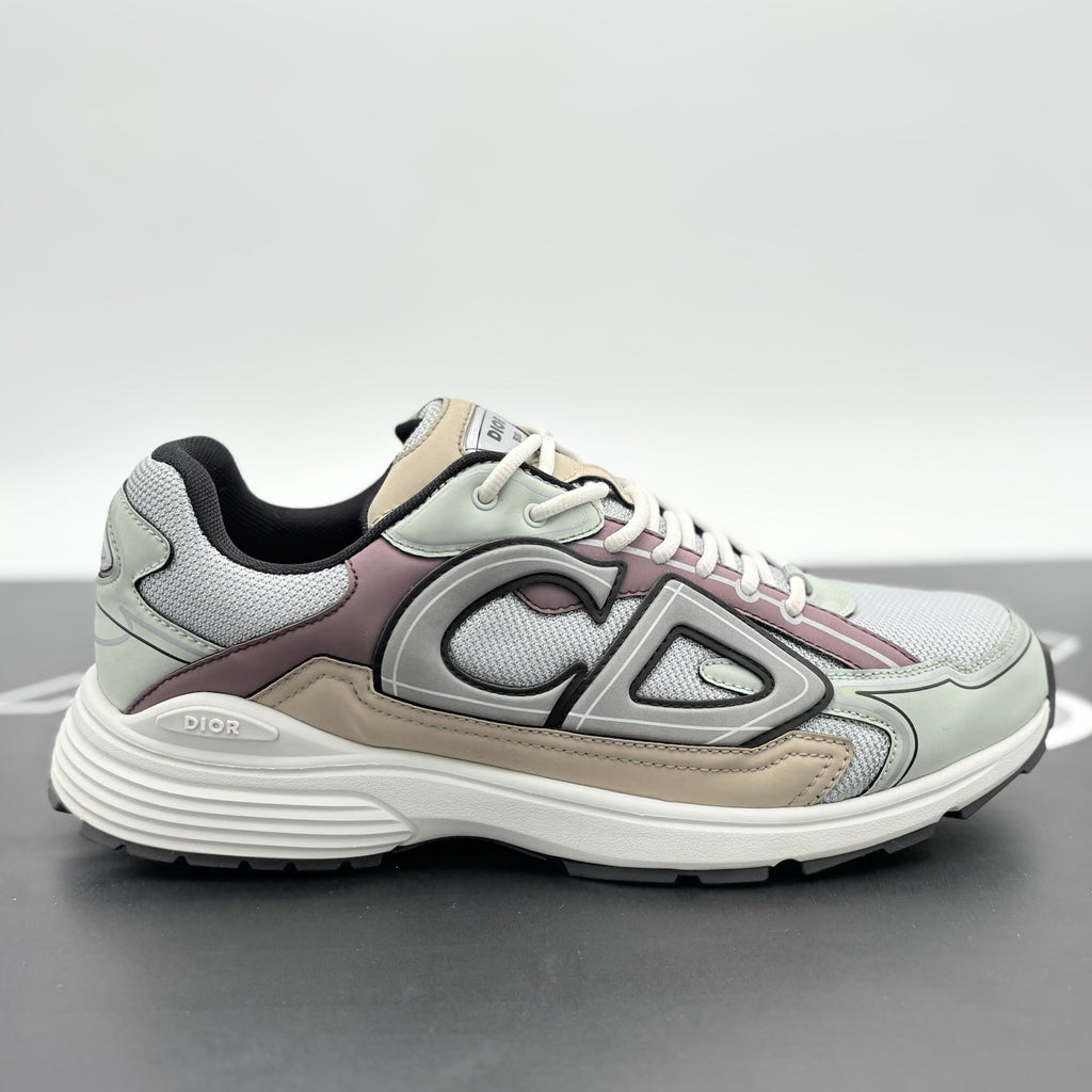 Size 45 (12 US) - Dior B30 Reflective Sneaker ' Light Green Purple ' | EXCELLENT