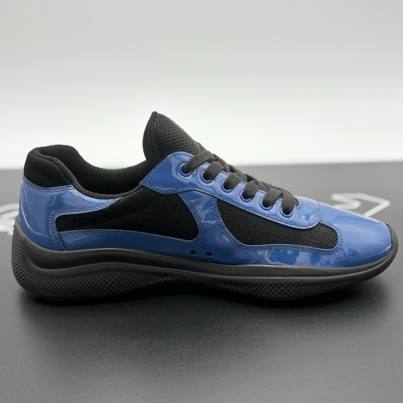 Size 7.5 UK (8.5US) - Prada Americas Cup ' Blue Black ' | SUPER CLEAN!