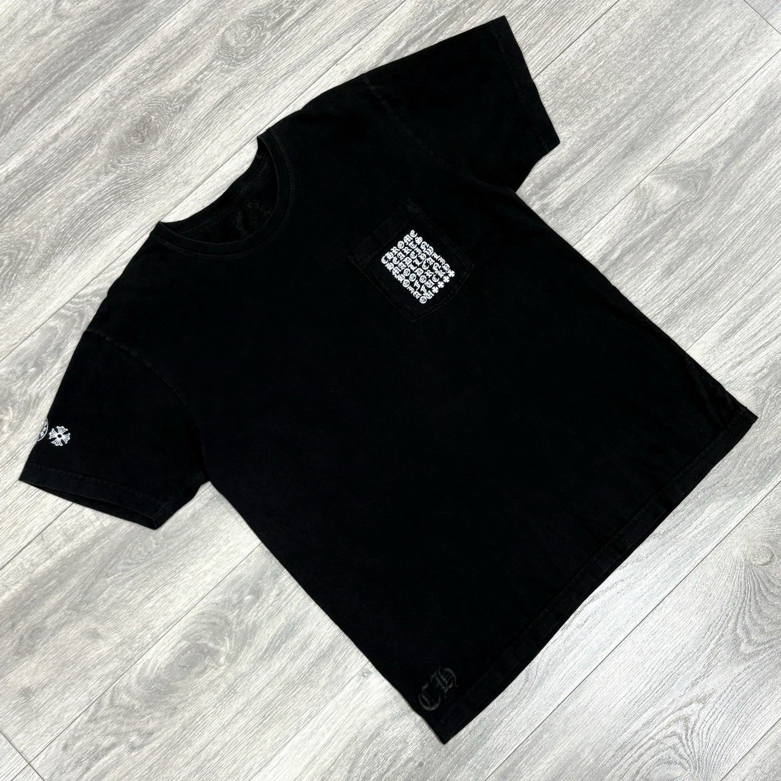 Size L - Chrome Hearts Multi Logo T-Shirt ' Black ' | GREAT CONDITION!