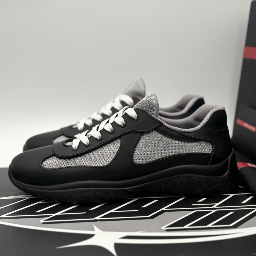 Size 43 (10 US) Prada America's Cup Soft Rubber ' Black ' | EXCELLENT CONDITION!