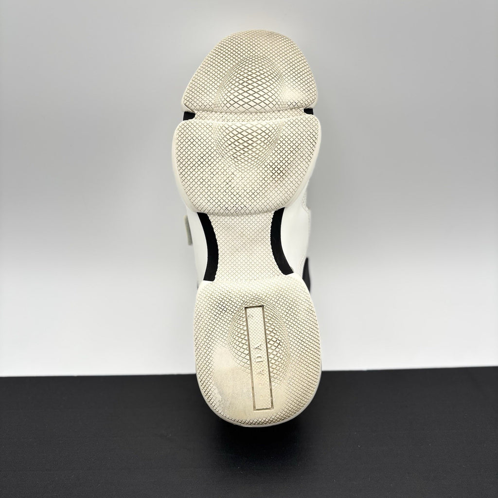Size 6.5 UK (7.5 US) - Prada Cloudbust Sneaker ' White Black ' | GOOD CONDITION!