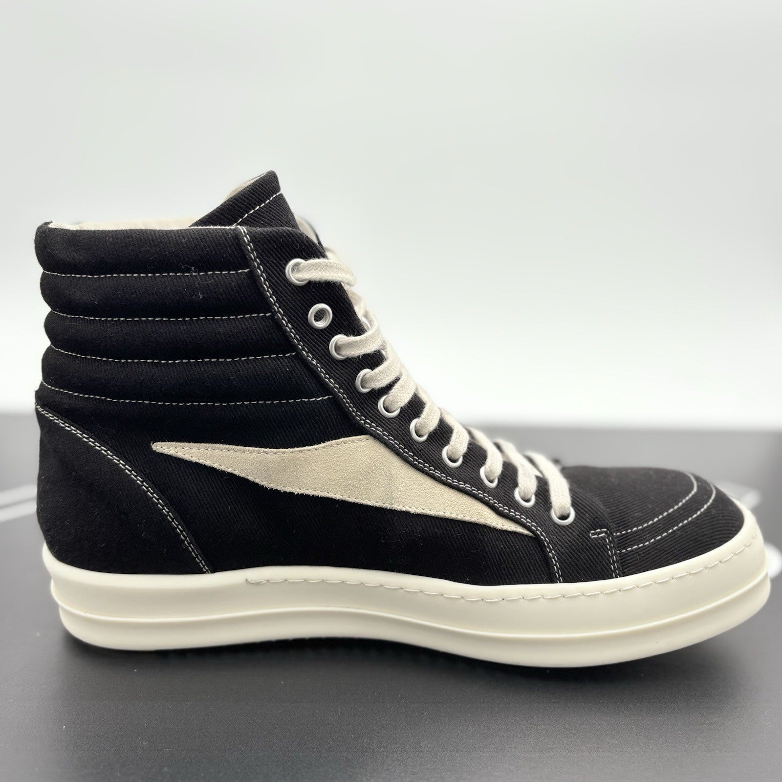 Size 43 (10 US) Rick Owens DRKSHDW Black Hollywood High Vintage | CLEAN!