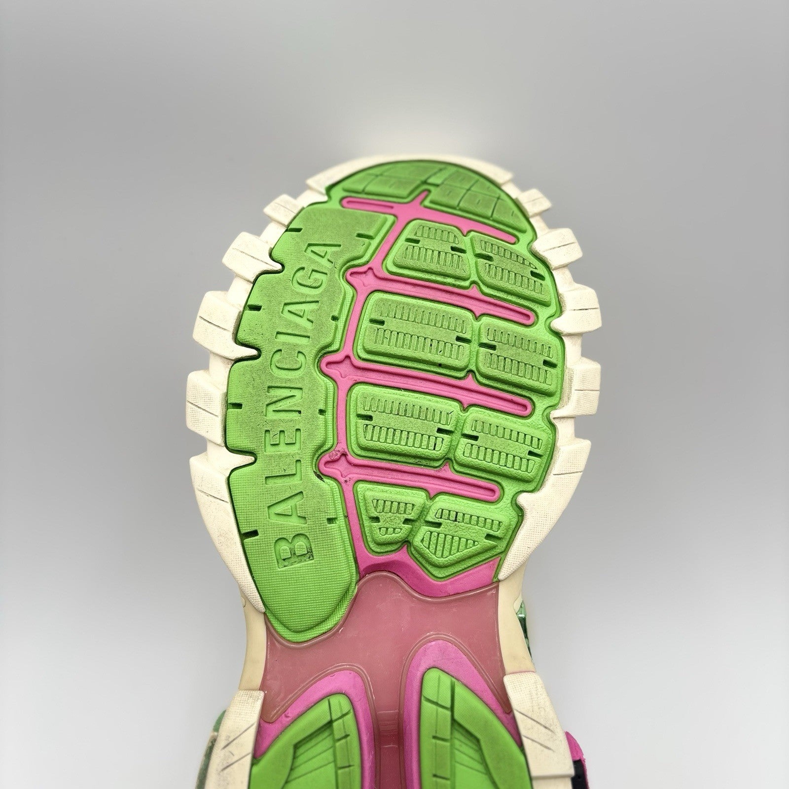 Size 41 (8 US) - Balenciaga Track 2 Trainer ' White, Purple, Green ' | GOOD!