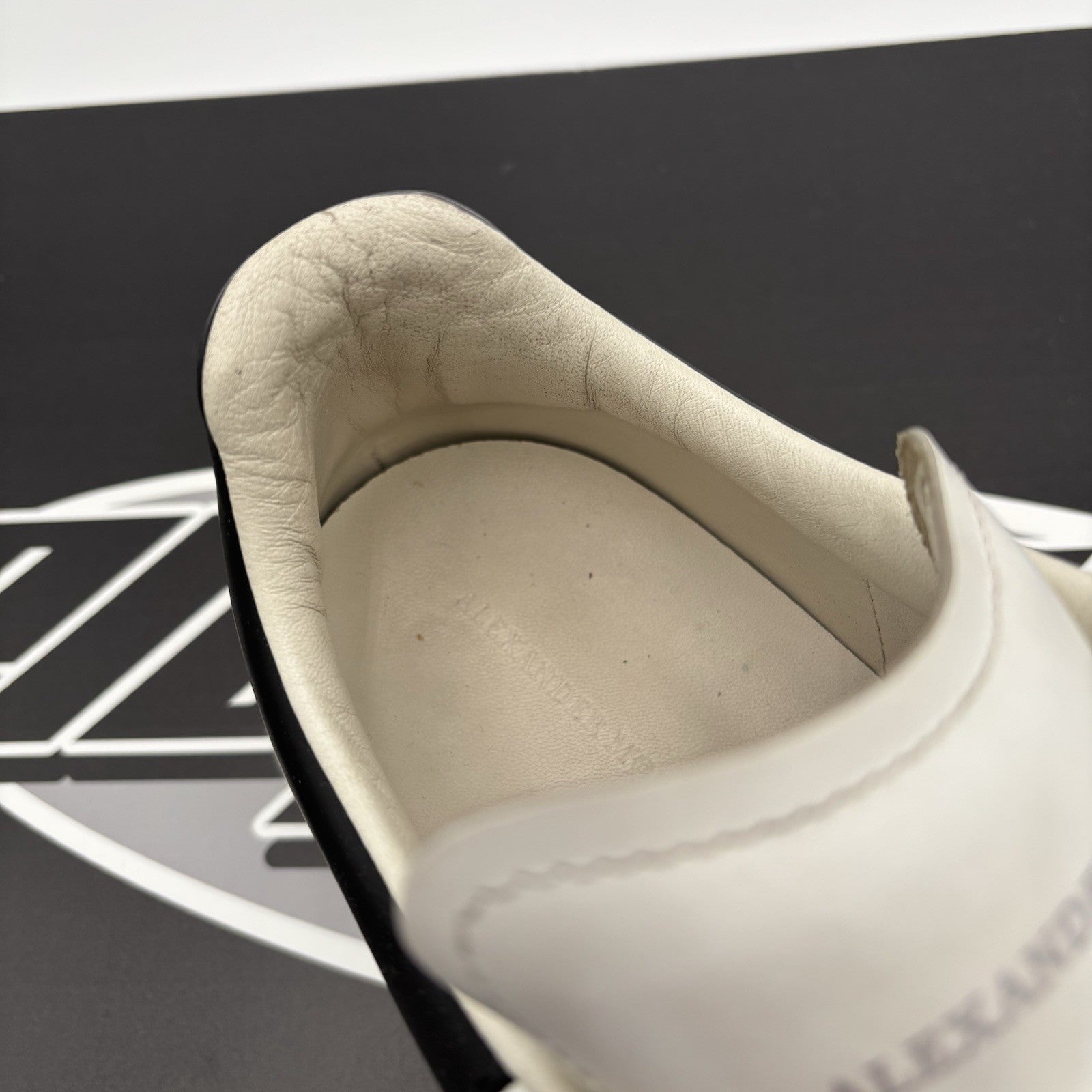 Size 44 (11 US) - Alexander McQueen Front Studded  ' White, Black ' | GREAT!
