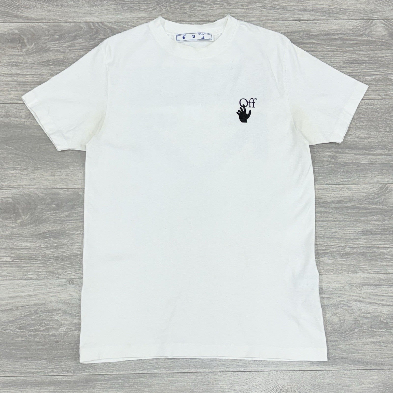 Size Small - Off White Faded Arrow Shirt Sleeve T-Shirt ' White Black '