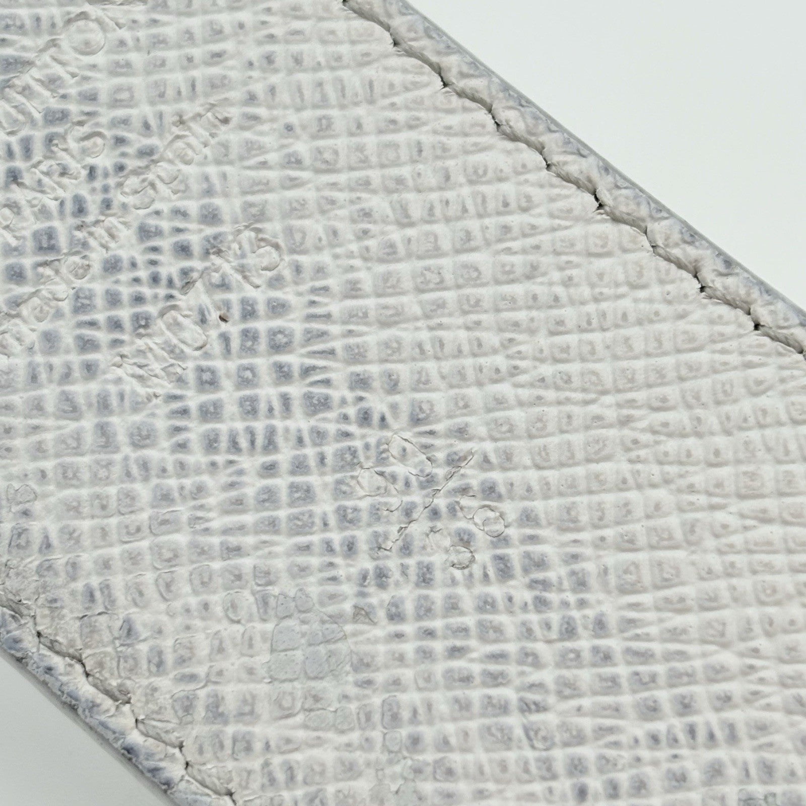 Louis Vuitton Monogram Heritage Belt ' White '