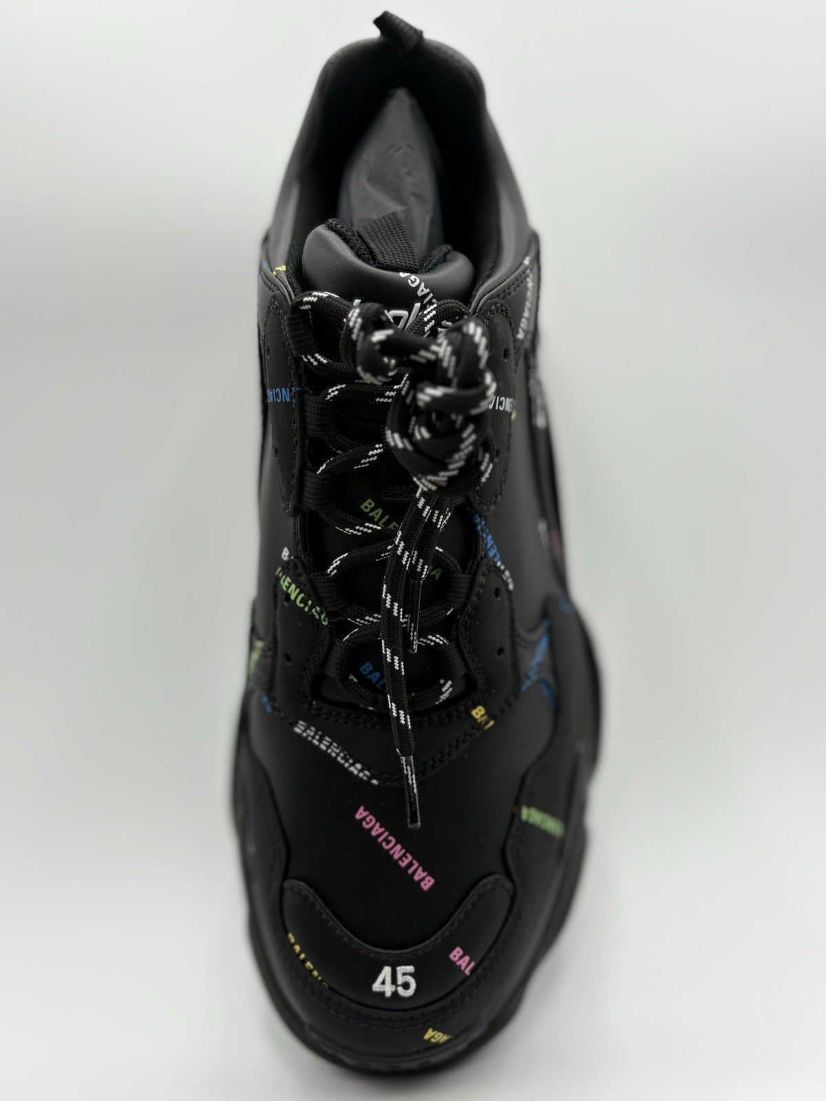 Size 45 (12 US) - Balenciaga Triple S ' All Over Logo ' | BRAND NEW!