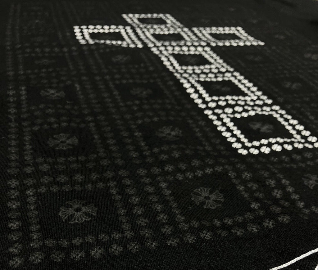 Size Small - Chrome Hearts Square Cross Pocket T-Shirt ' Black '| GOOD CONDITION