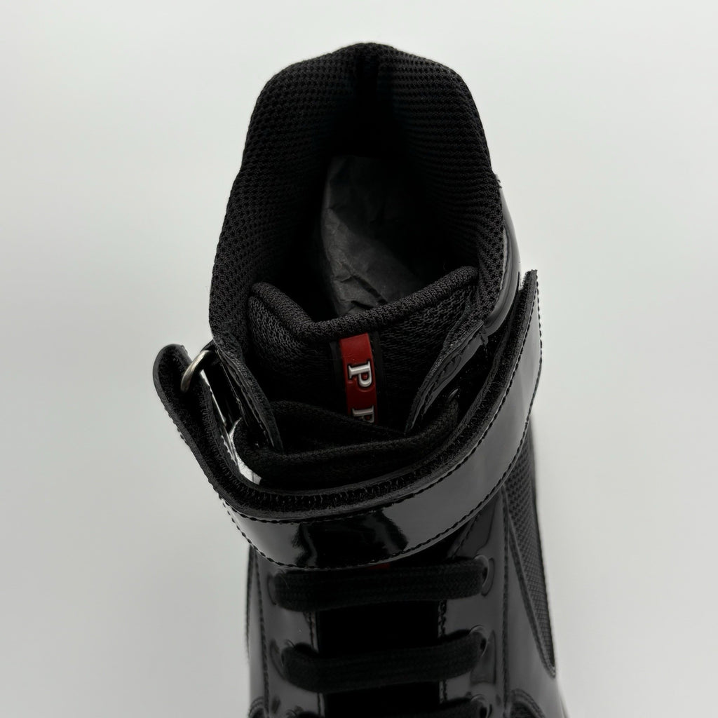 Size 10.5 UK (11.5 US) - Prada Cup High Top ' Black ' | BRAND NEW!