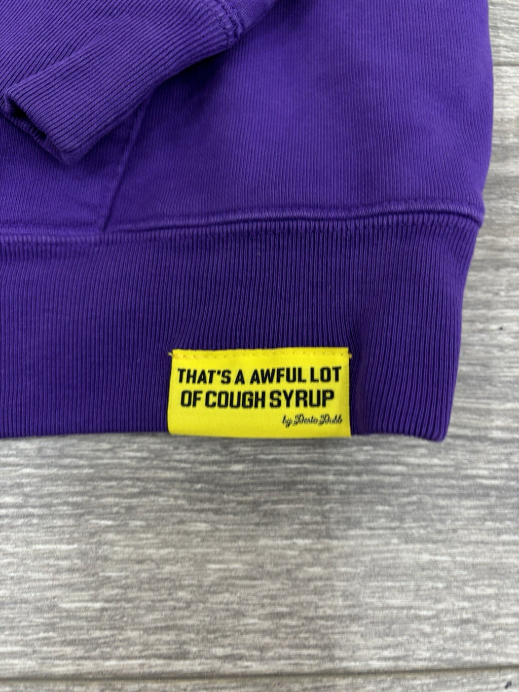 Size S - Awful Lot Of Cough Syrup Hoodie ‘ Purple ‘ | BRAND NEW!