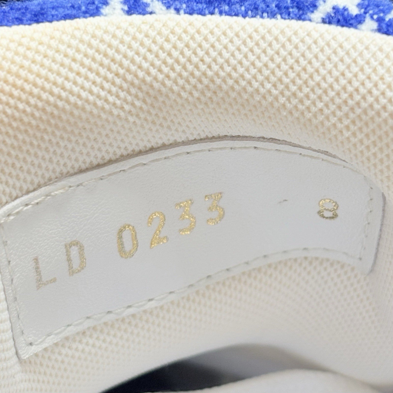 Size 8 LV (9-9.5 US) - Louis Vuitton Trainer ' Blue Monogram ' | SUPER CLEAN!