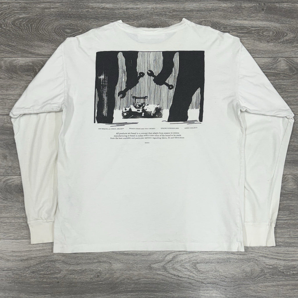 Size Large - Off White Goblin Shadow Long Sleeve Shirt