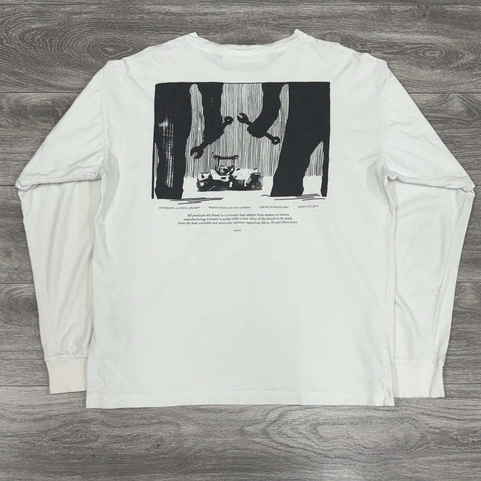 Size Large - Off White Goblin Shadow Long Sleeve Shirt